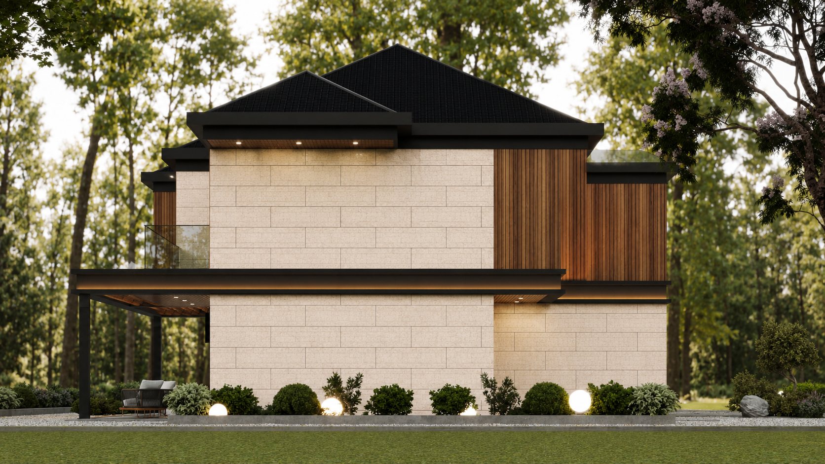 C Tipi Villa dış cephe görseli 3 — Kılkışlı Duru Prestij